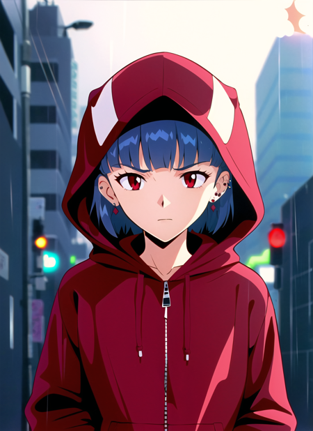 3978521665-471778449-evangelion anime style, anime screencap, 1990s__(style_),  1girl, black hoodie, blue hair, blunt bangs, blurry, blurry backgroun.png
